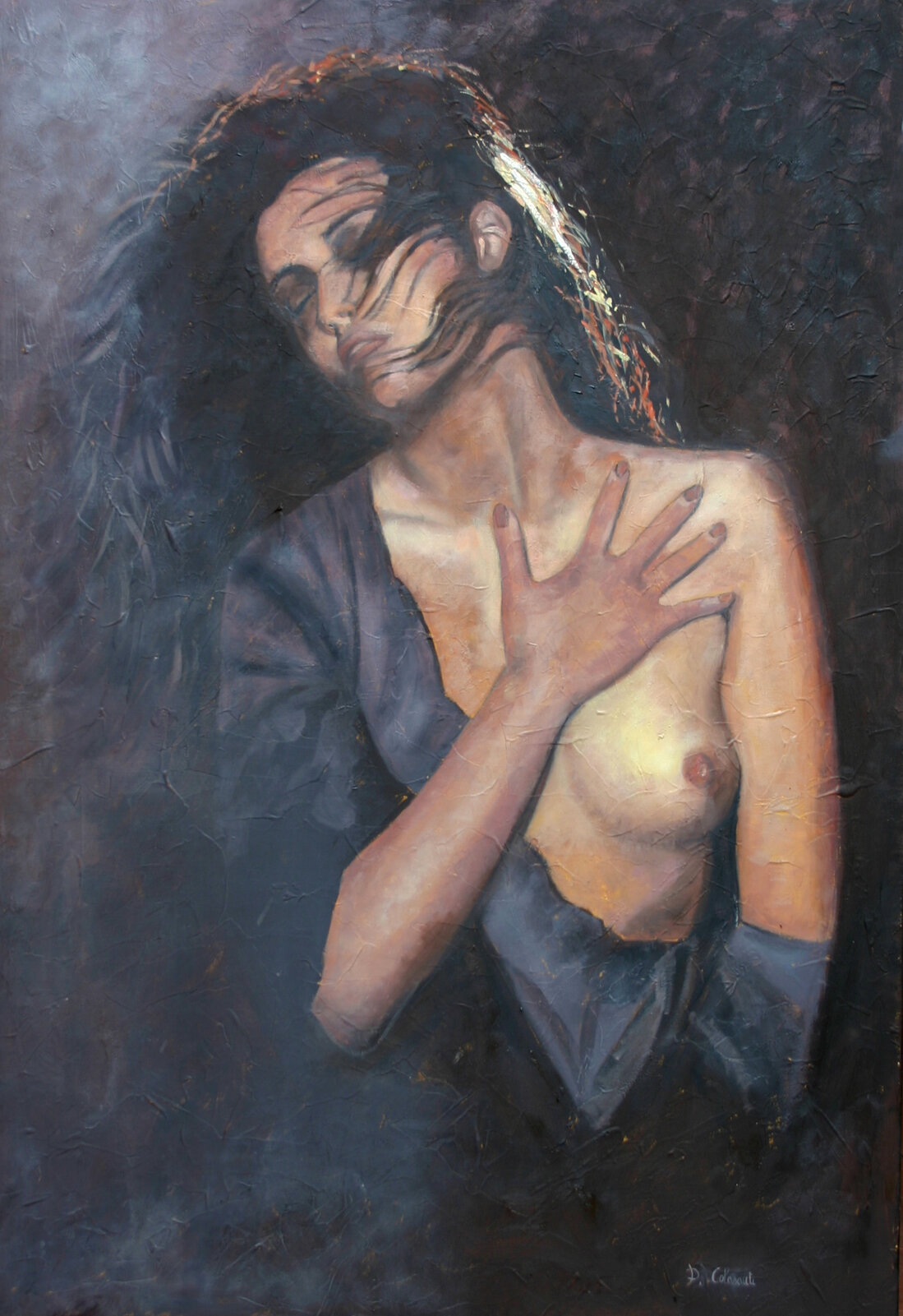 Campiture di colore astratte in dialogo.