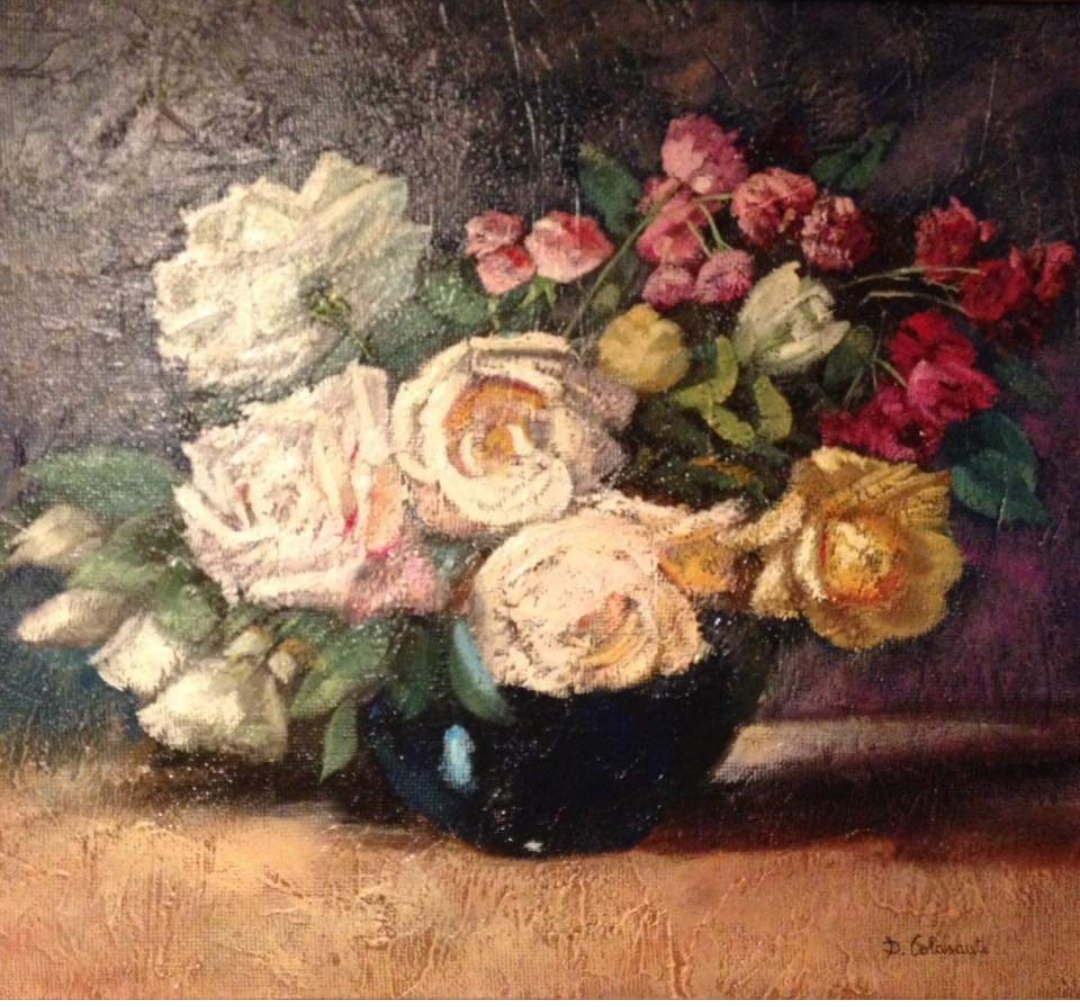 Ritratto figurativo con luce morbida.